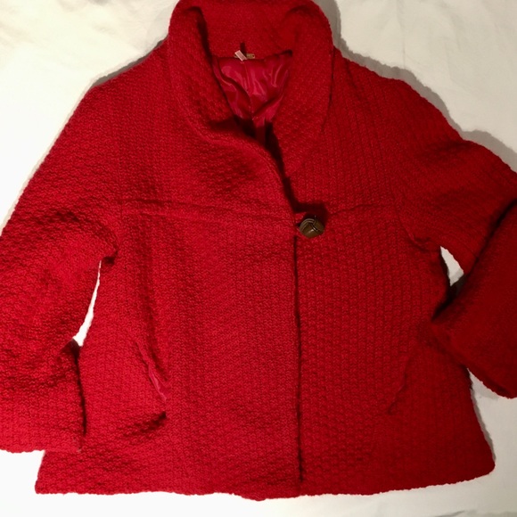 Free People Cute red jacket - Picture 8 of 8